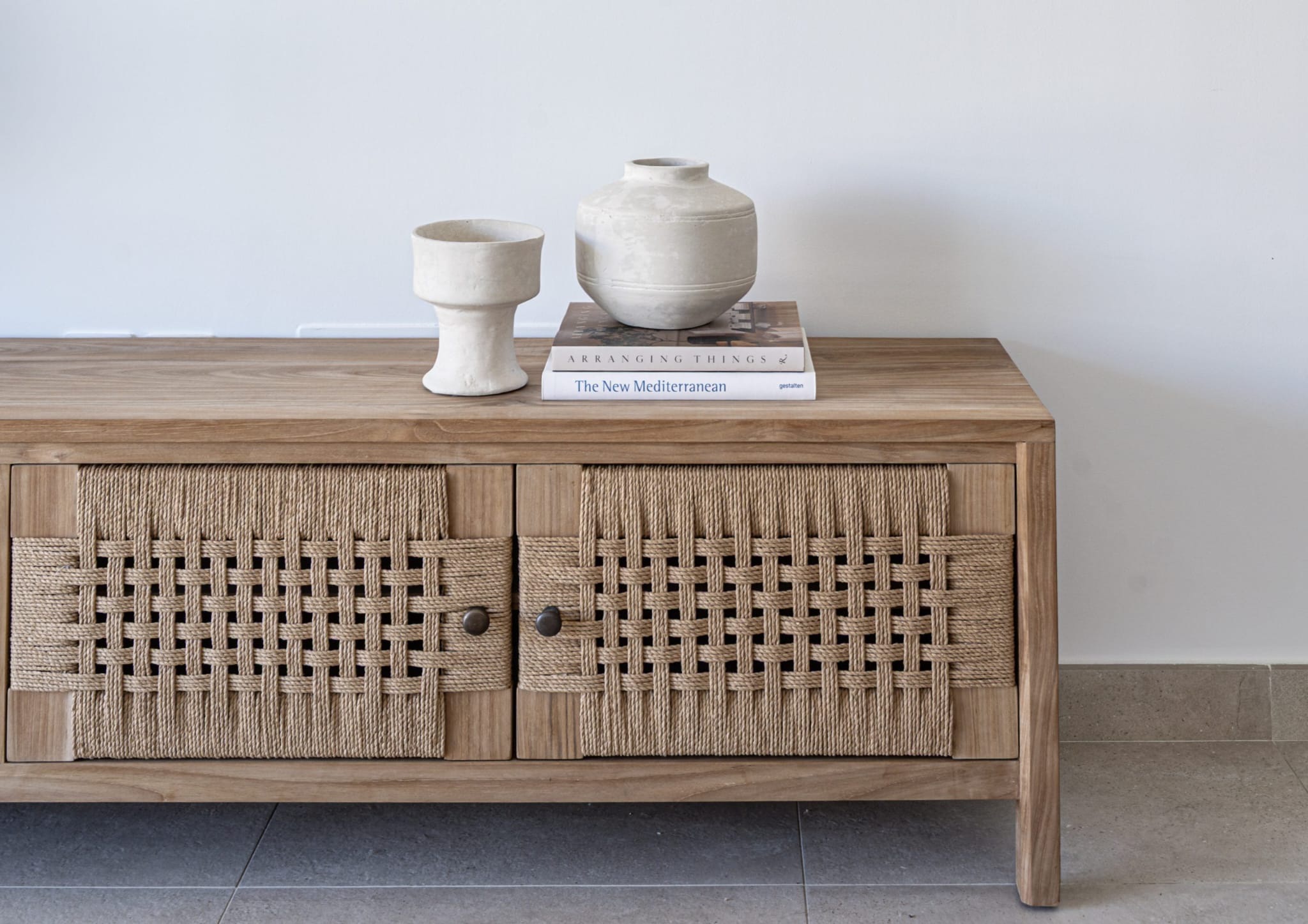mueble de yute