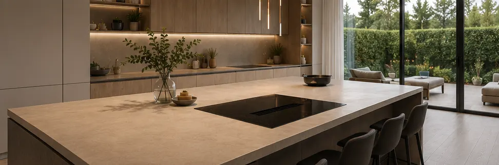 placa de cocina con extractor integrado